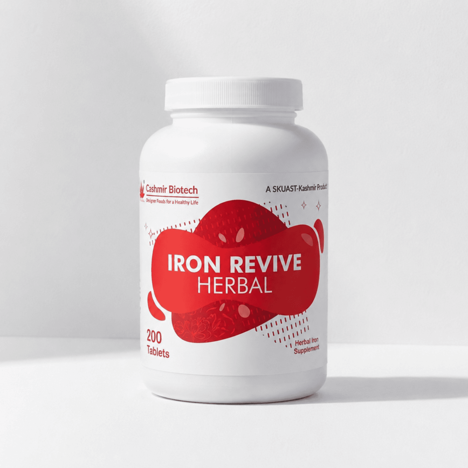 Cashmir Biotech Iron Revive Herbal Iron Supplement Tablets